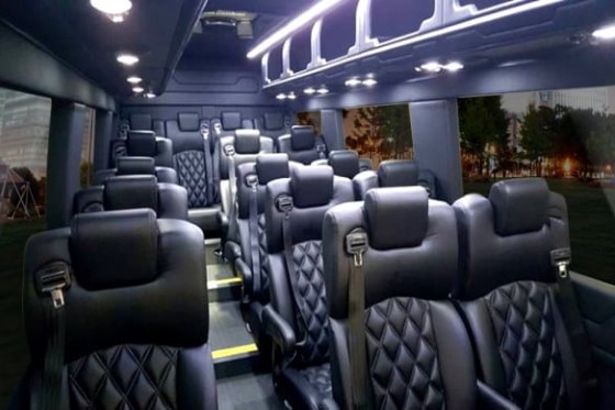 charter bus reclining seats