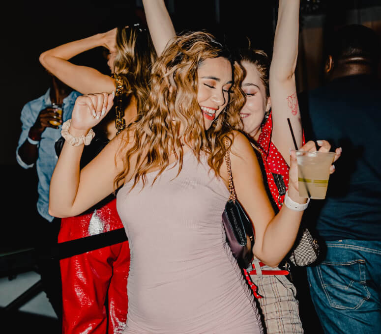 girls dancing in a party